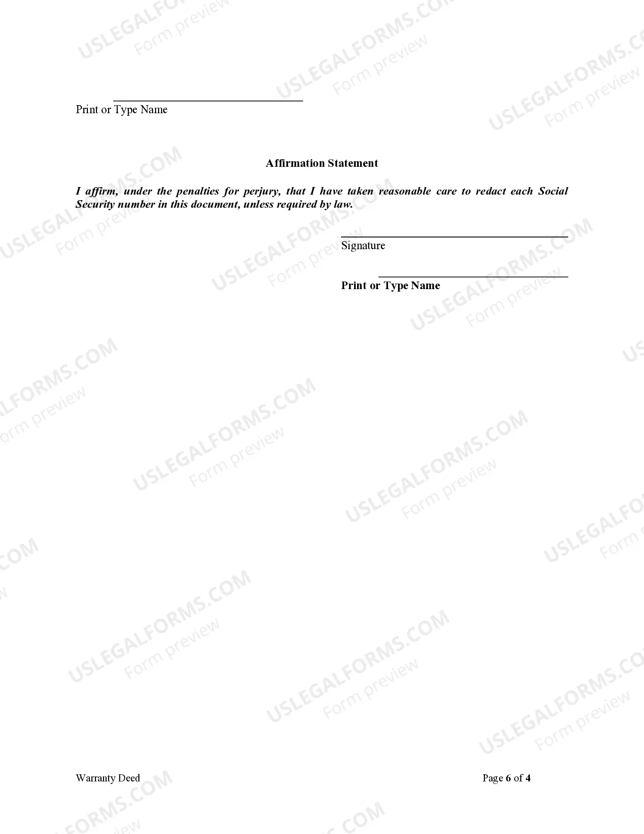 Preview Warranty Deed from Limited Partnership or LLC is the Grantor, or Grantee