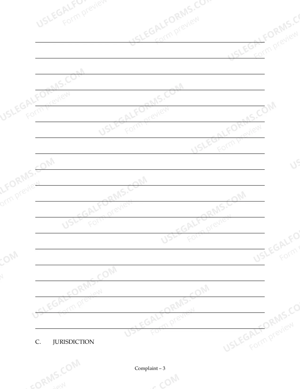 Preview Civil Rights Complaint (General)
