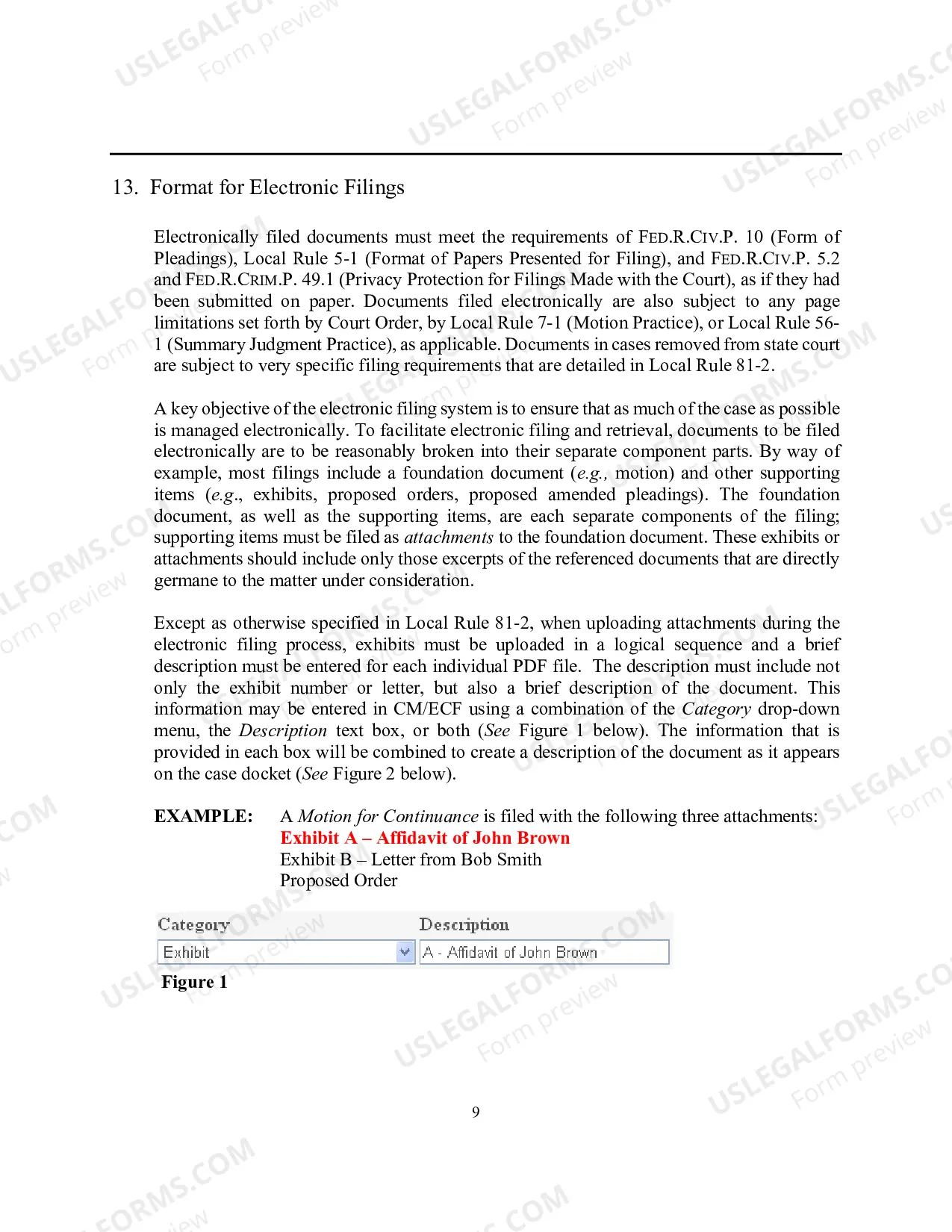 Preview Electronic Case Filing Attorney Registration Form