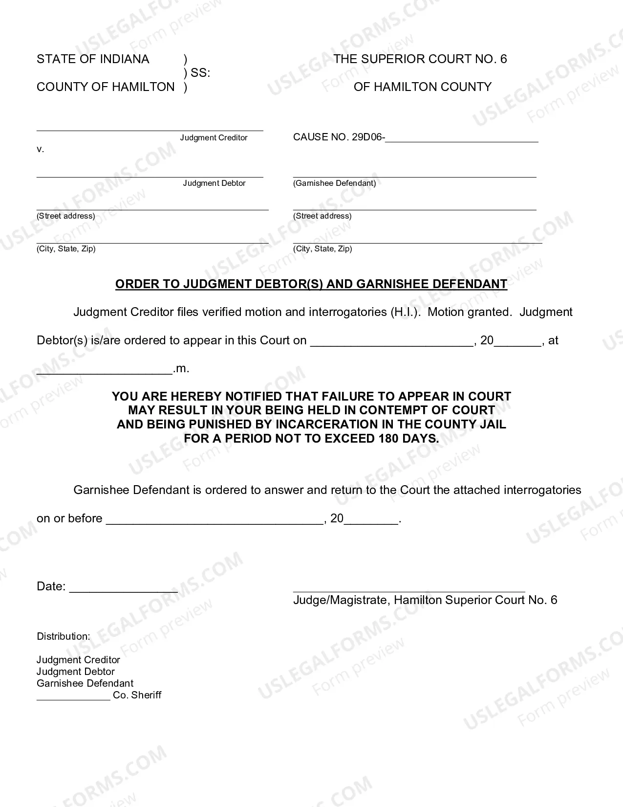 Preview Verified Motion For Proceedings Supplemental And Order To Appear