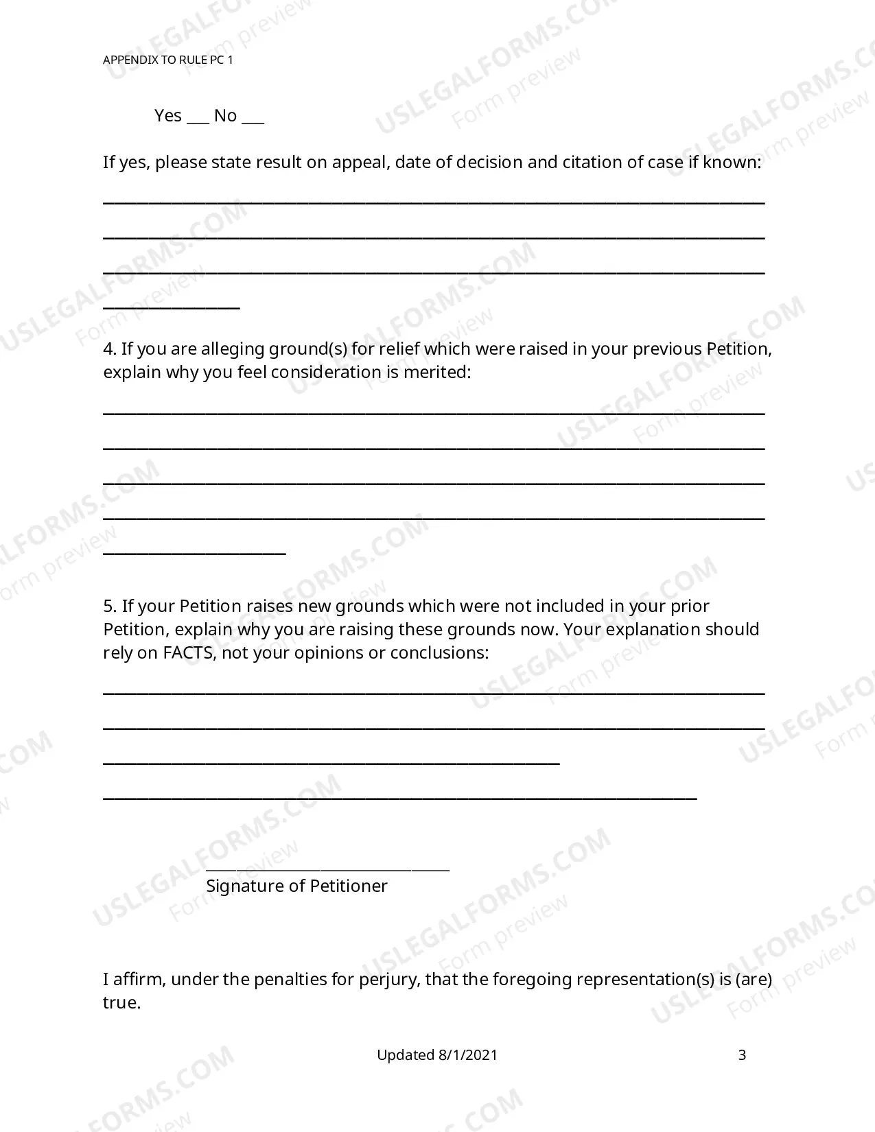 Preview Successive Post-Conviction Relief