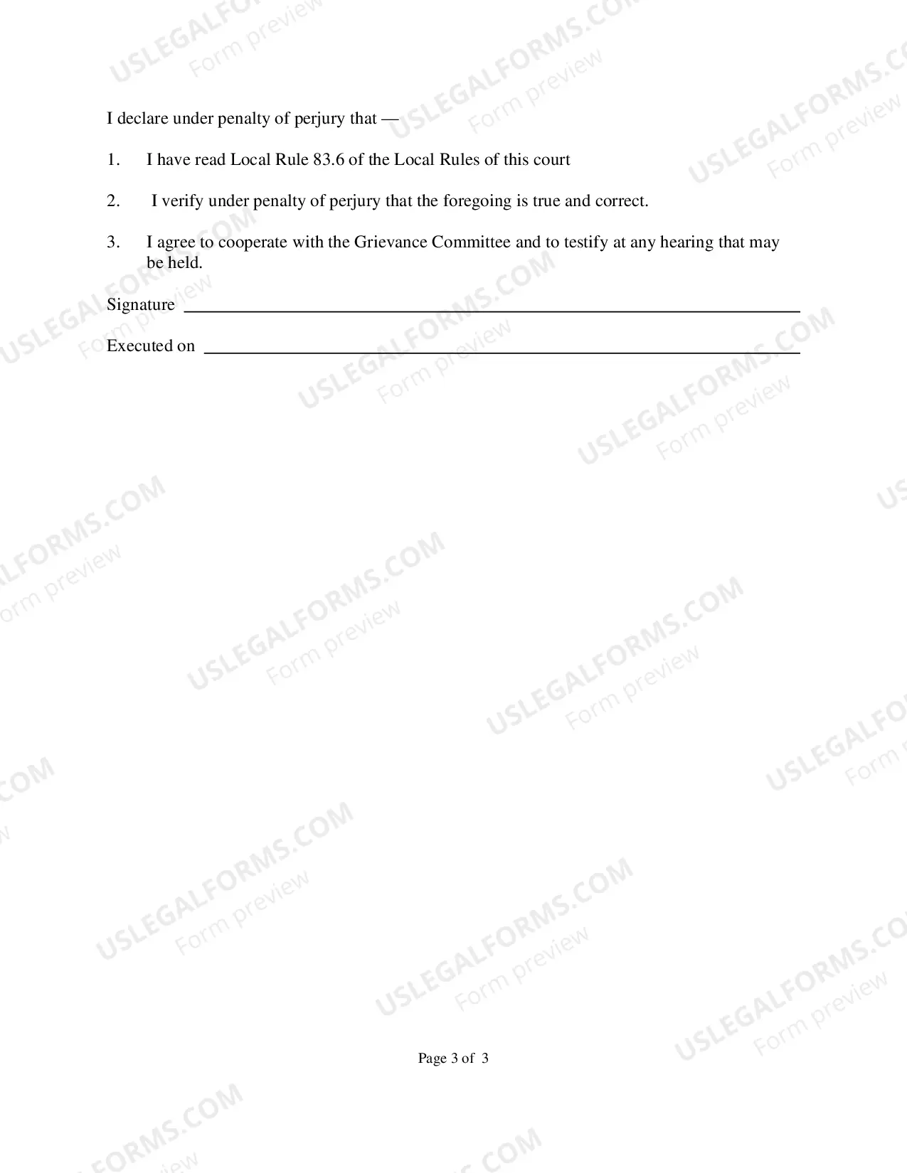 Preview Complaint Form of Attorney Misconduct