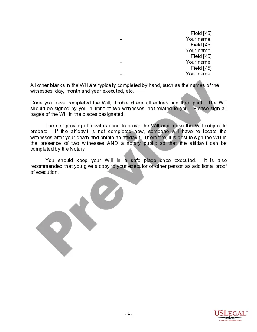 Get Last Will and Testament for Divorced Person Not Remarried with Adult and Minor Children Preview Last Will and Testament for Divorced Person Not Remarried with Adult and Minor Children