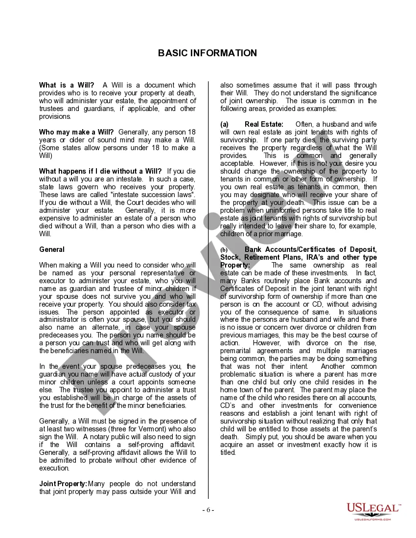 Get Last Will and Testament for Widow or Widower with Minor Children Preview Last Will and Testament for Widow or Widower with Minor Children