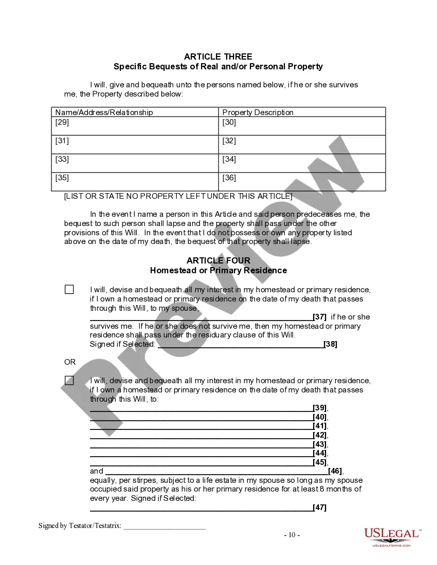 Get Last Will and Testament for Divorced and Remarried Person with Mine, Yours and Ours Children Preview Last Will and Testament for Divorced and Remarried Person with Mine, Yours and Ours Children
