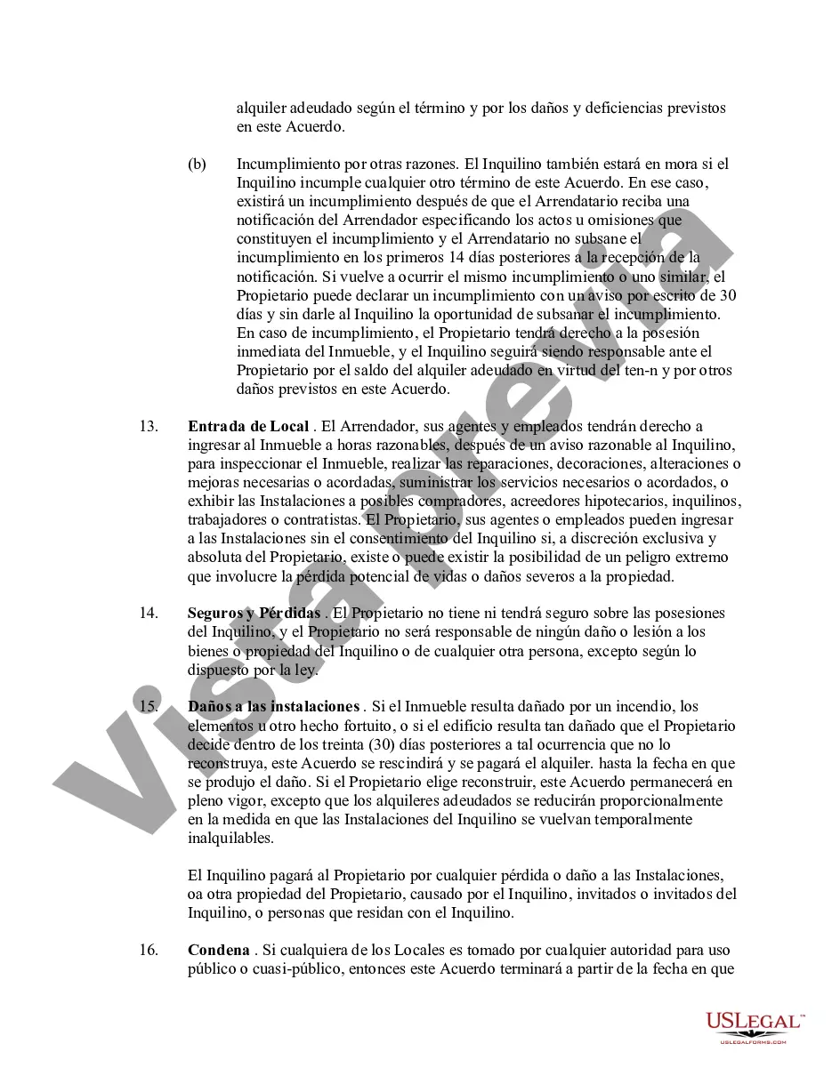Preview Contrato de alquiler residencial