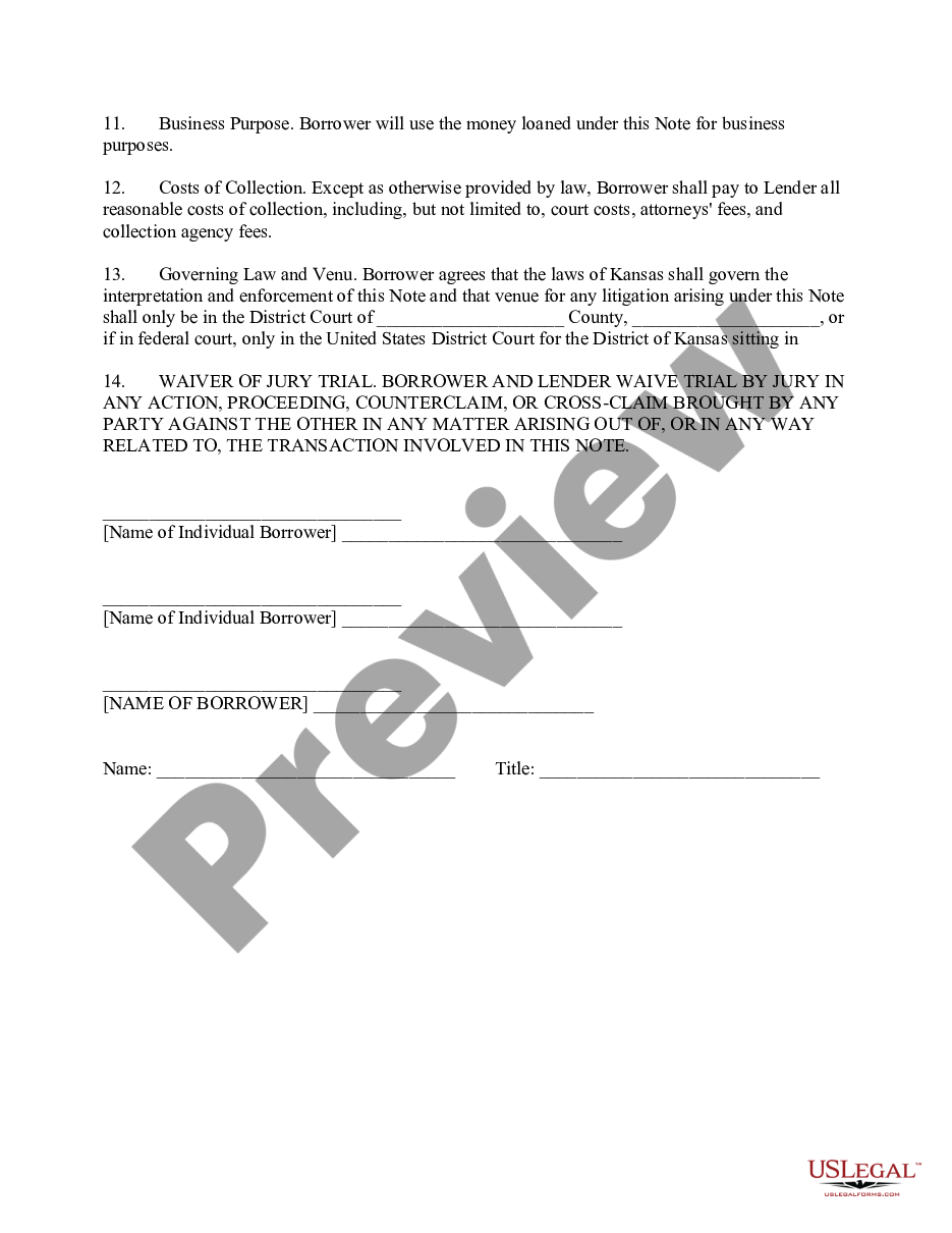 page 2 Secured Promissory Note with Monthly Installment Payments preview