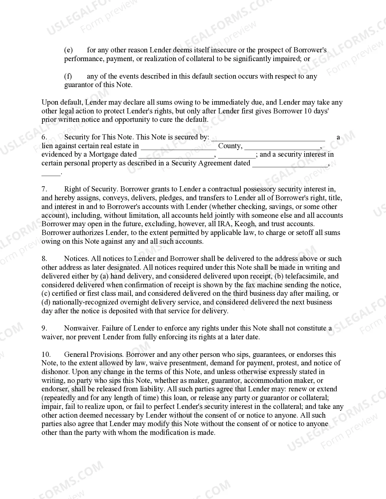 Preview Secured Promissory Note with Monthly Installment Payments