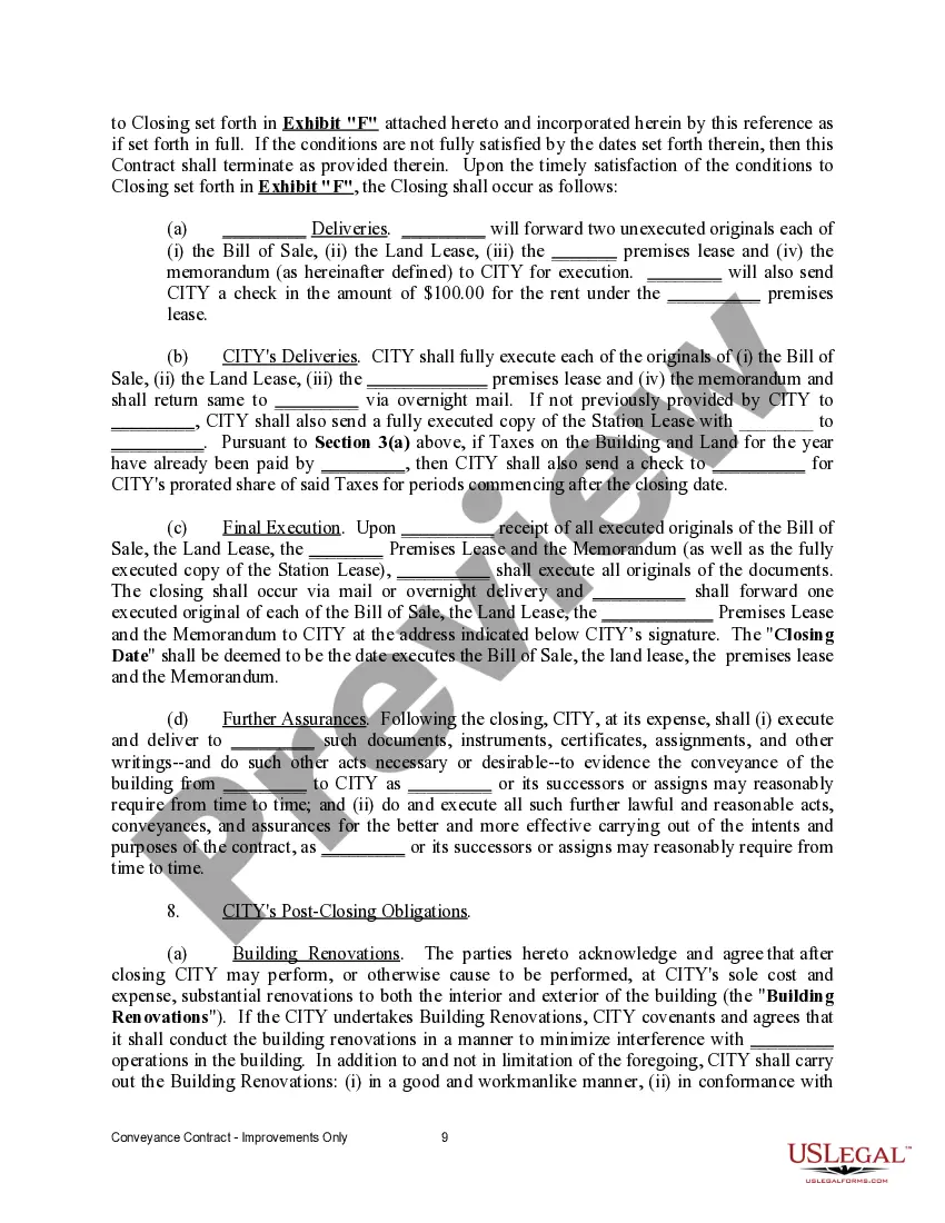 Get Conveyance Contract Preview Conveyance Contract
