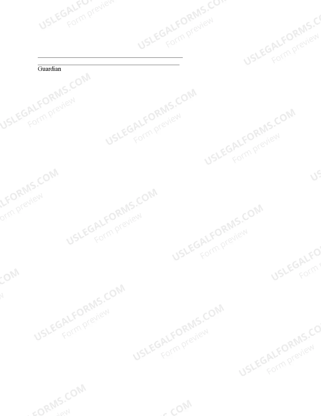 Preview Annual Report on the Guardian's Ward