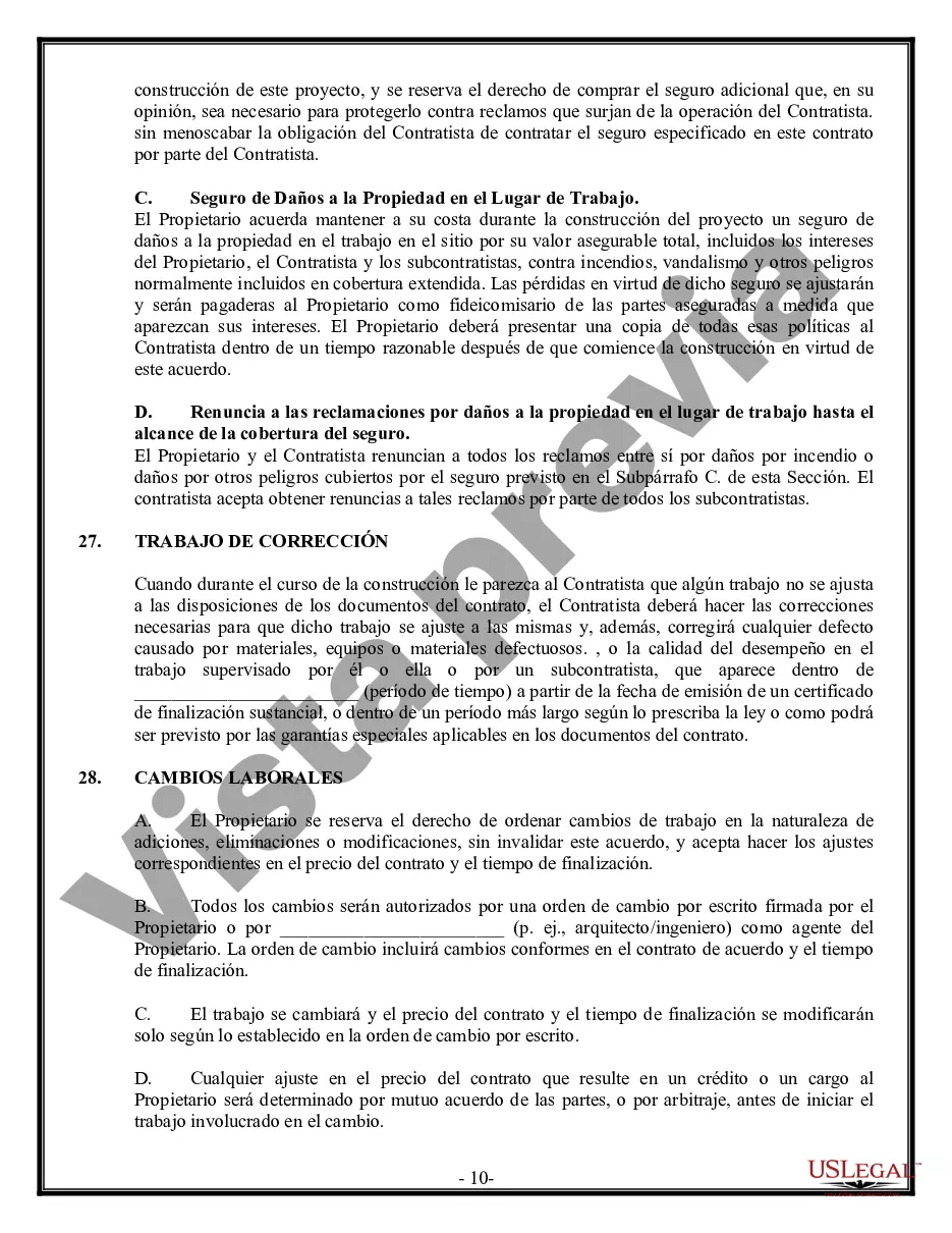 Preview Contrato Comercial para Contratista