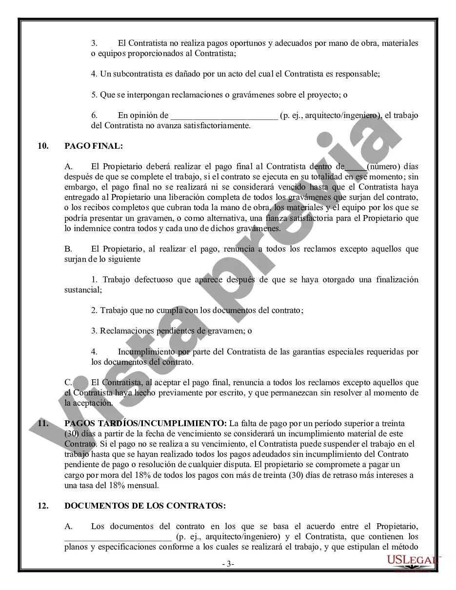 Preview Contrato Comercial para Contratista