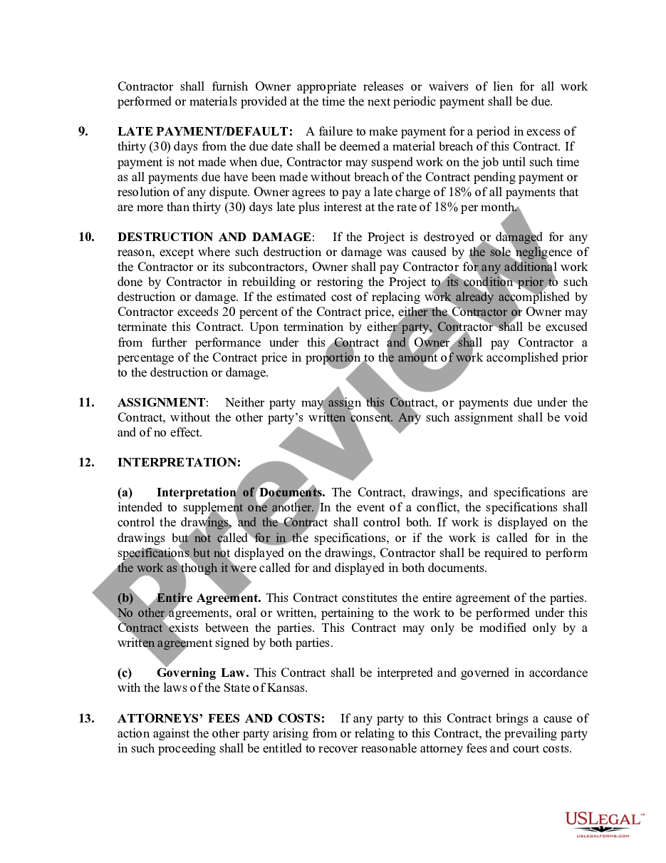 page 2 Insulation Contract for Contractor preview