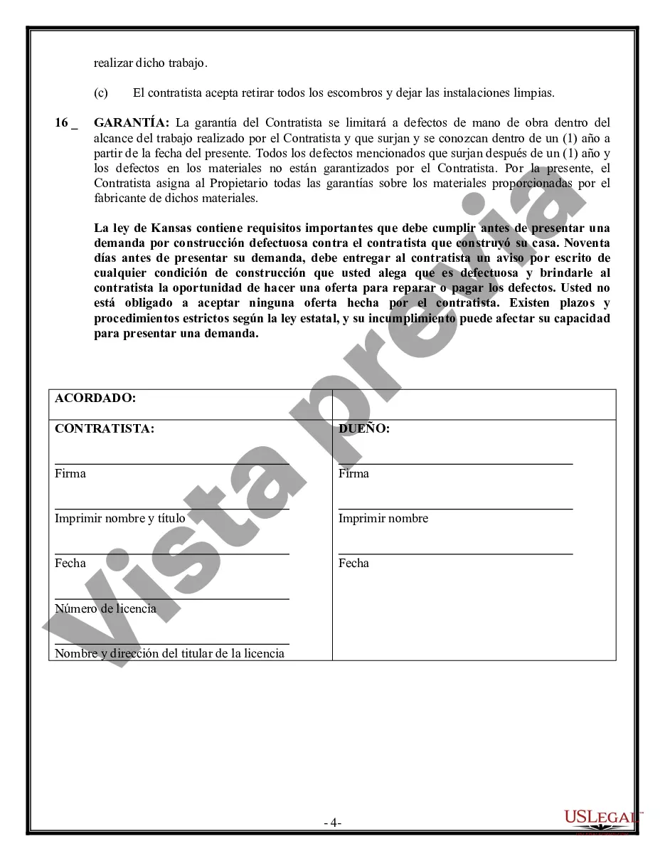 Preview Contrato de pavimentación para contratista