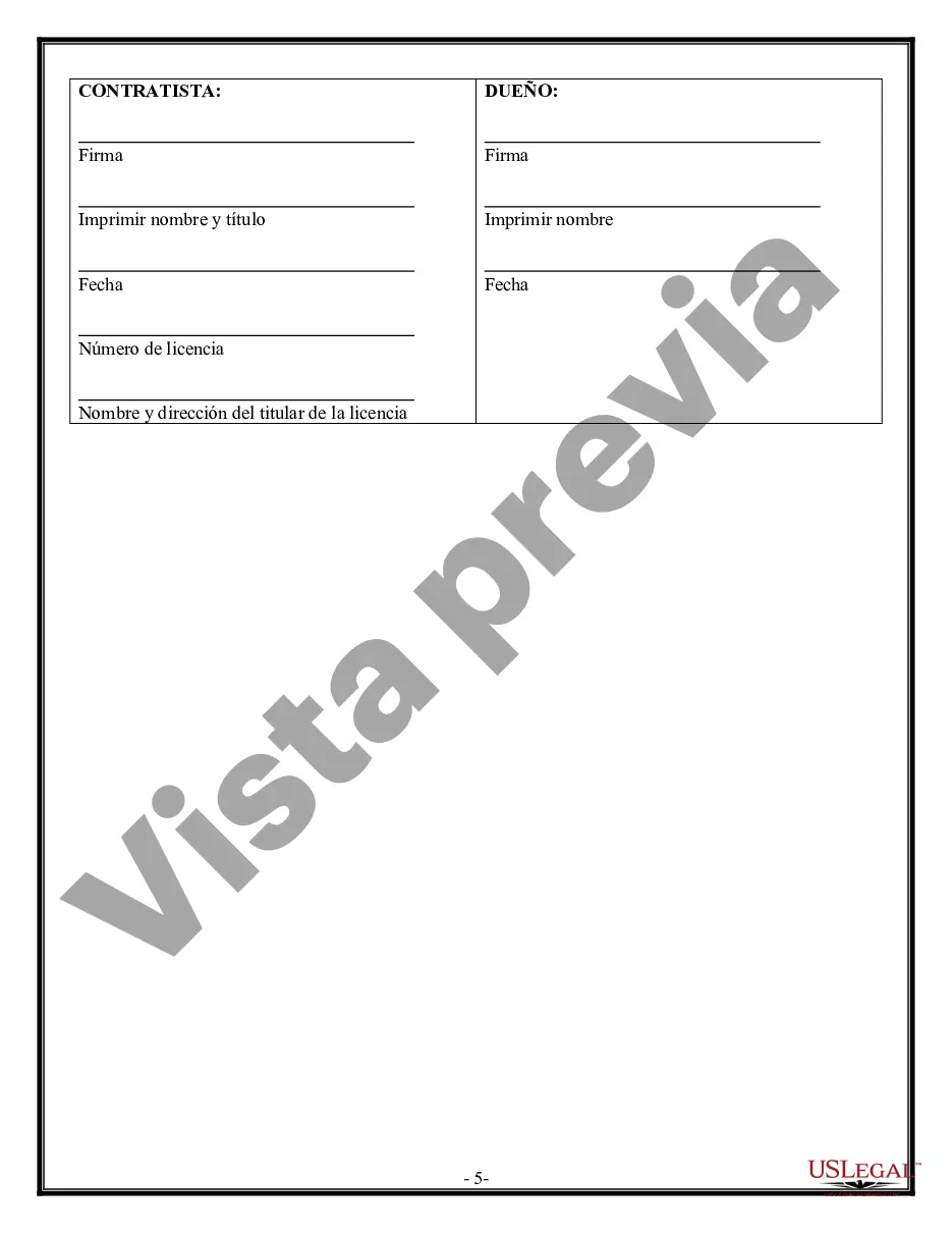 Preview Contrato de revestimiento para contratista