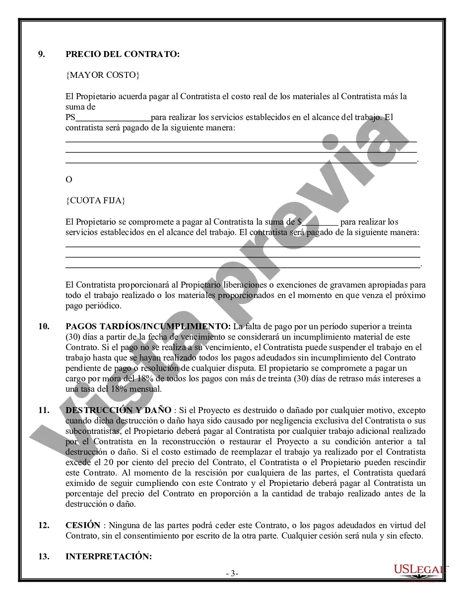 Preview Contrato de Fundación para Contratista