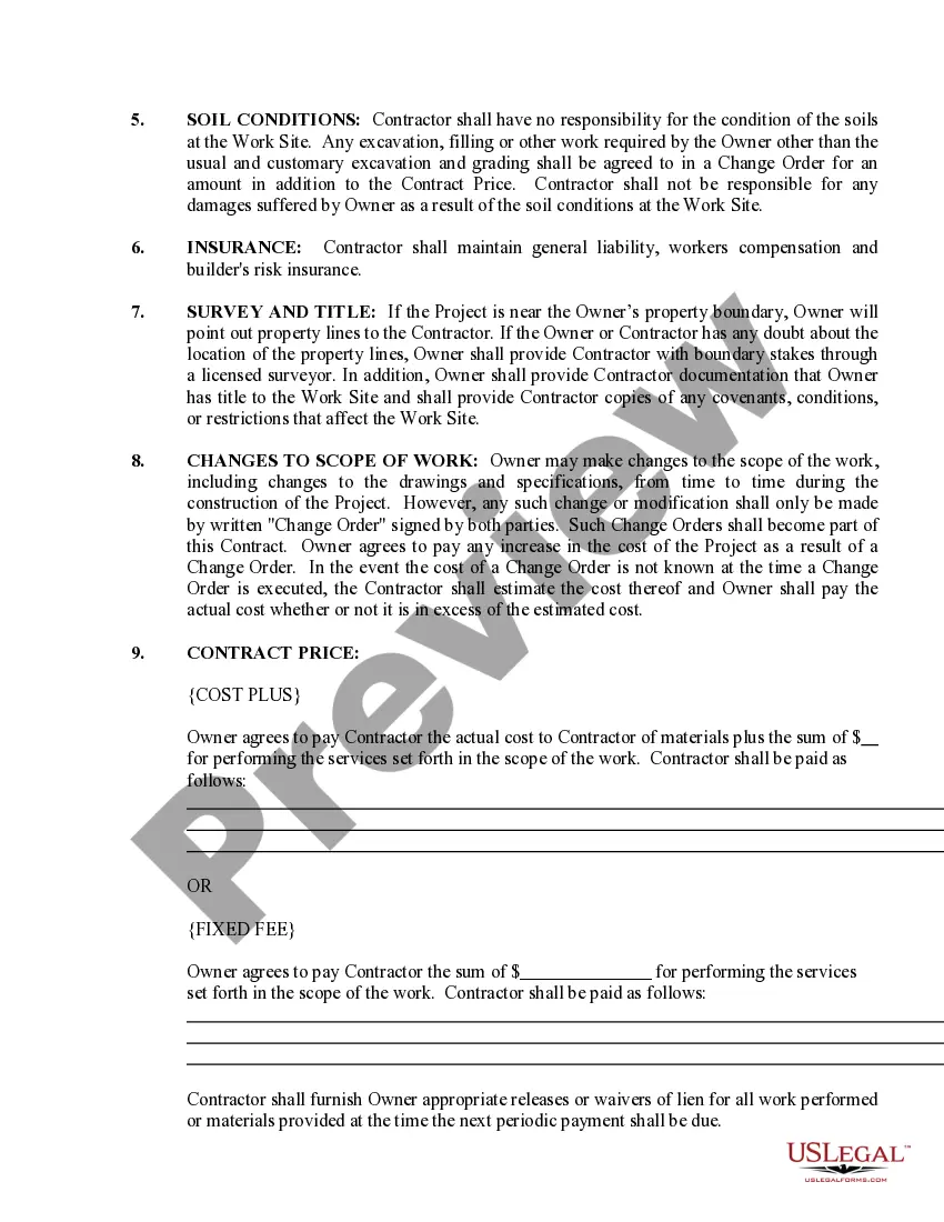 Preview Flooring Contract for Contractor