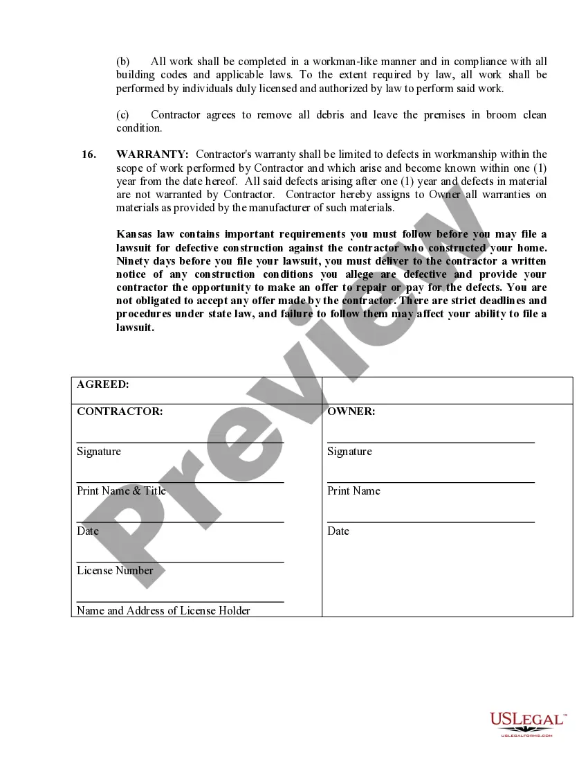 Preview Flooring Contract for Contractor