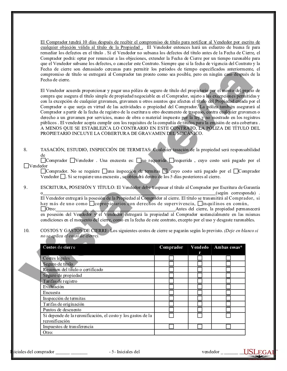 Preview Contrato de Compraventa de Bienes Inmuebles sin Corredor para Acuerdo de Venta de Casa Residencial