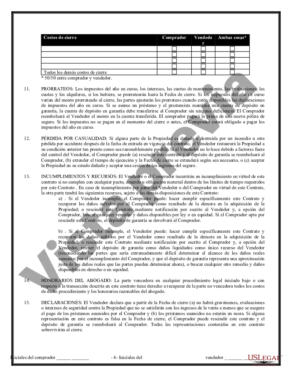 Preview Contrato de Compraventa de Bienes Inmuebles sin Corredor para Acuerdo de Venta de Casa Residencial