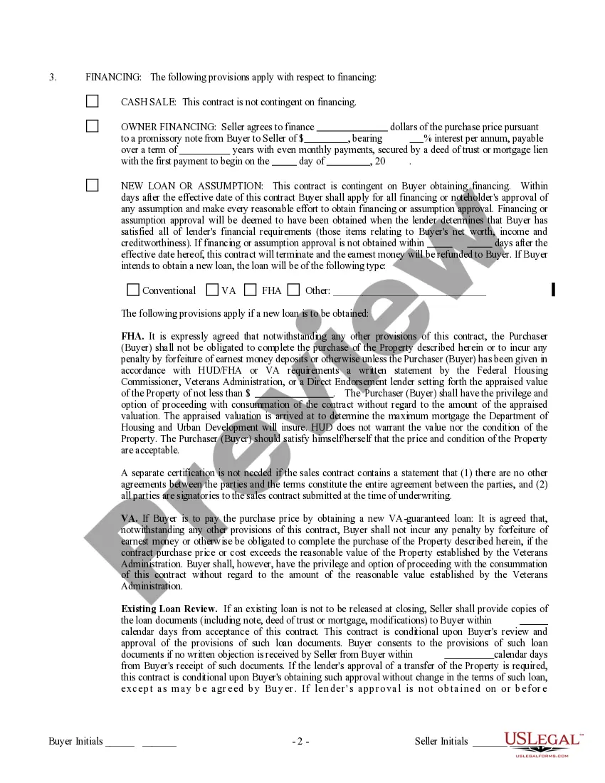 Preview Contract for Sale and Purchase of Real Estate with No Broker for Residential Home Sale Agreement