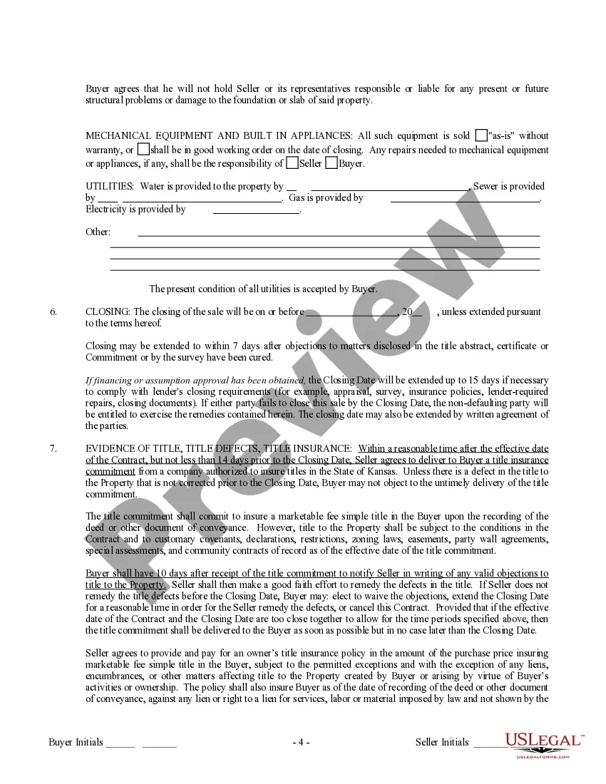 Preview Contract for Sale and Purchase of Real Estate with No Broker for Residential Home Sale Agreement