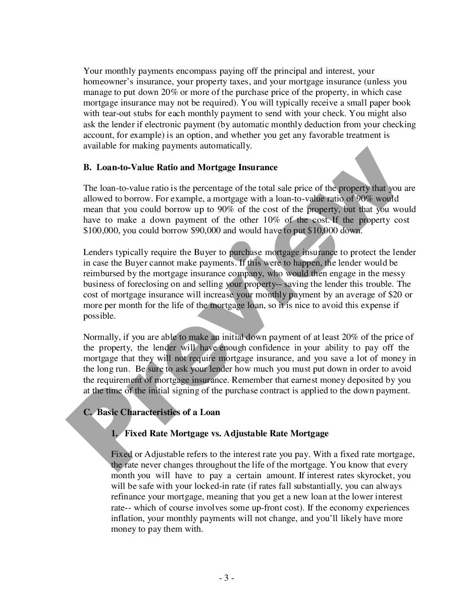 form LegalLife Multistate Guide and Handbook for Selling or Buying Real Estate preview