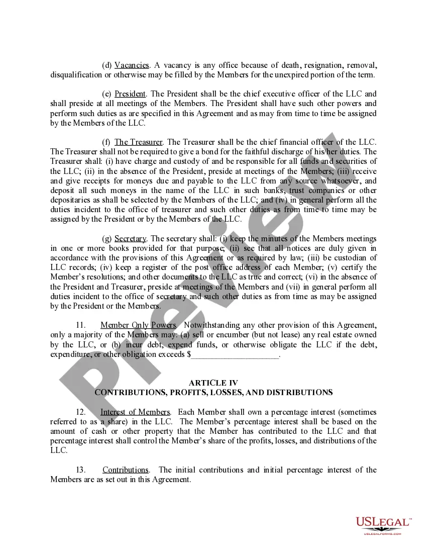 Get Limited Liability Company LLC Operating Agreement Preview Limited Liability Company LLC Operating Agreement