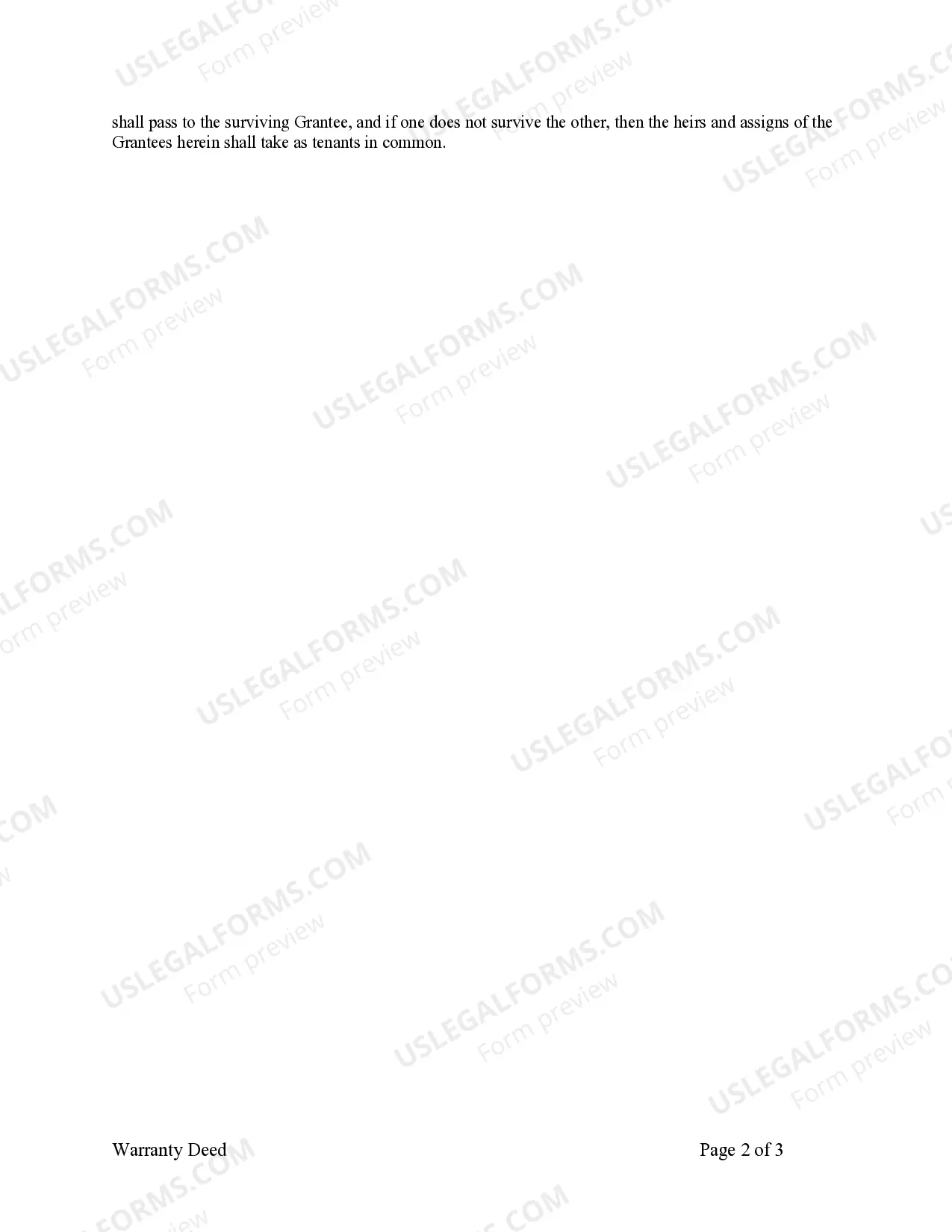 Preview Warranty Deed from Individual to Husband and Wife