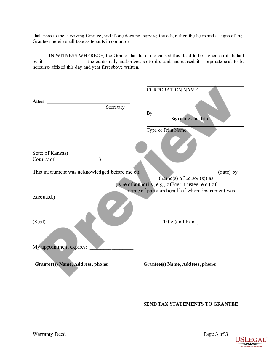 page 2 Warranty Deed from Corporation to Two Individuals preview