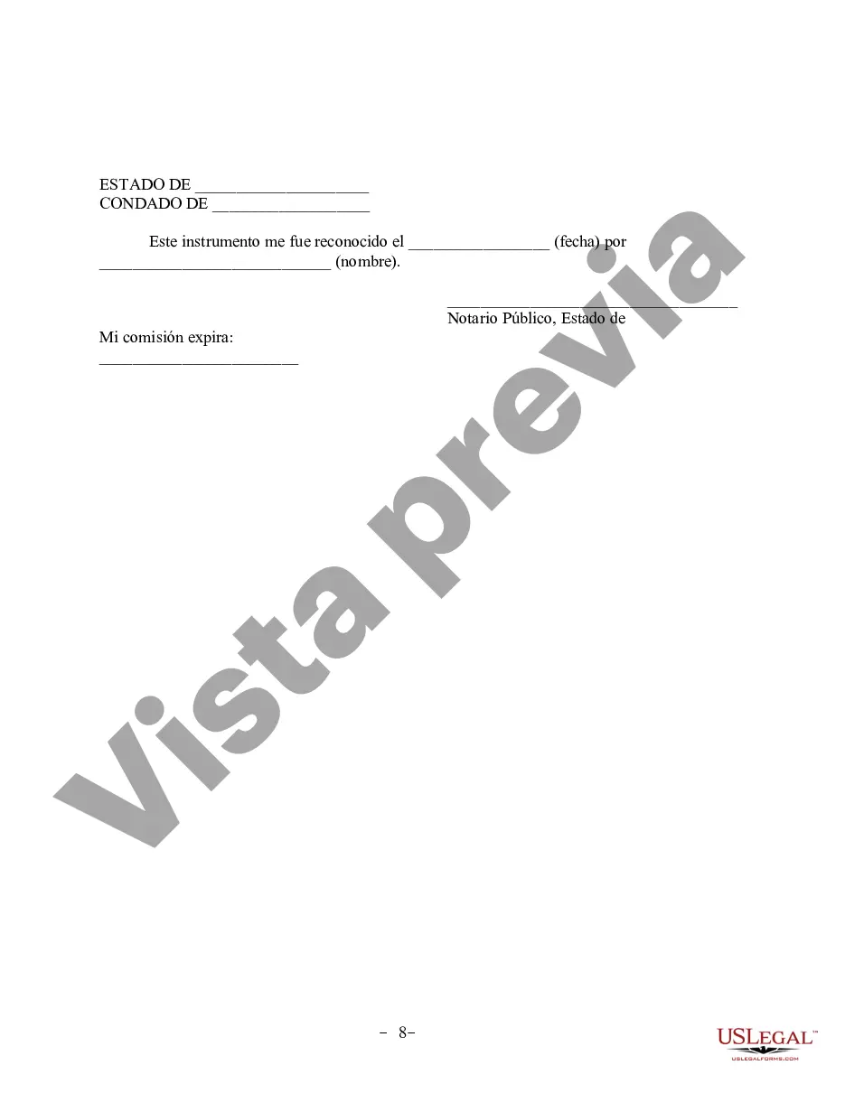 Preview Acuerdo de propiedad posnupcial - Kansas