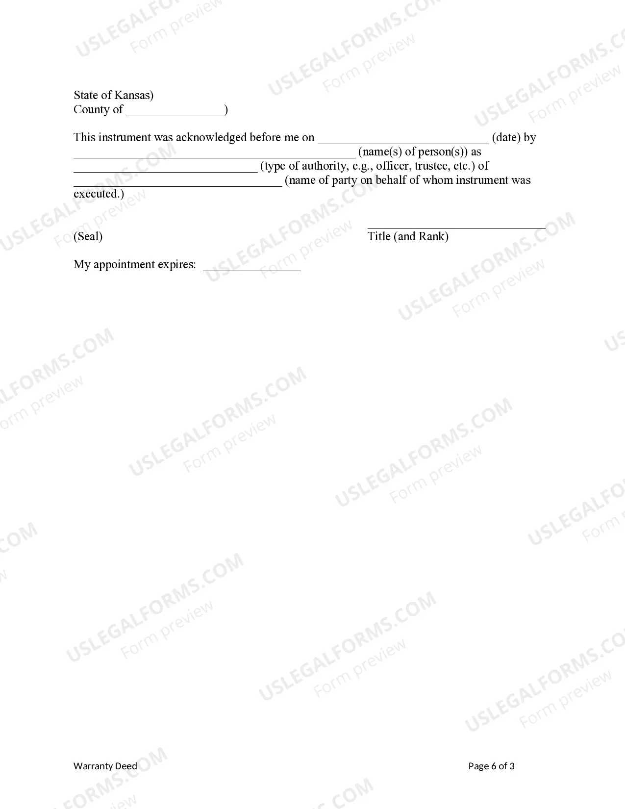 Preview Warranty Deed from Two Trustees to Husband and Wife