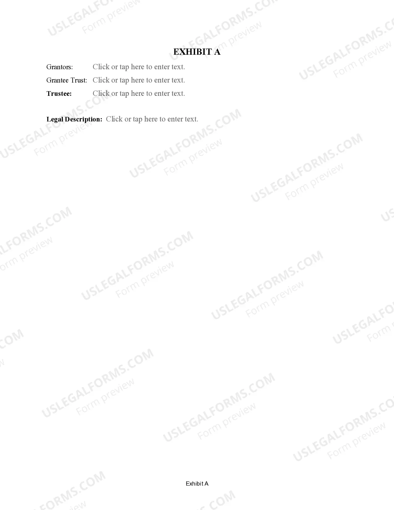 Preview Quitclaim Deed - Individual to Trust