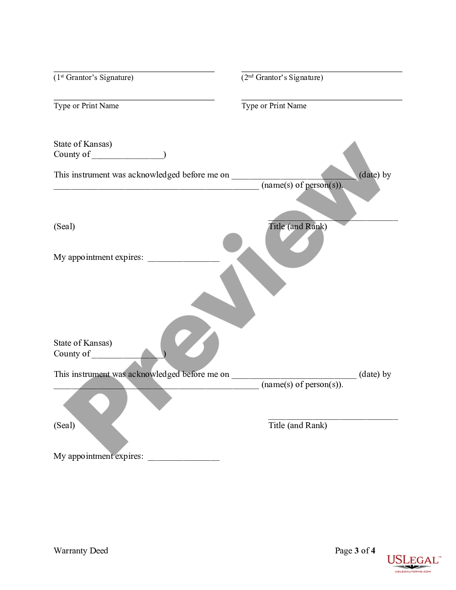 page 2 Warranty Deed from two Individuals to LLC preview