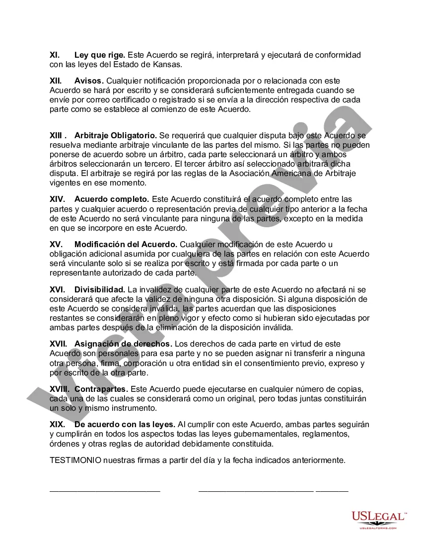 Preview Contrato con contratista independiente para prestar servicios publicitarios a una empresa de servicios financieros