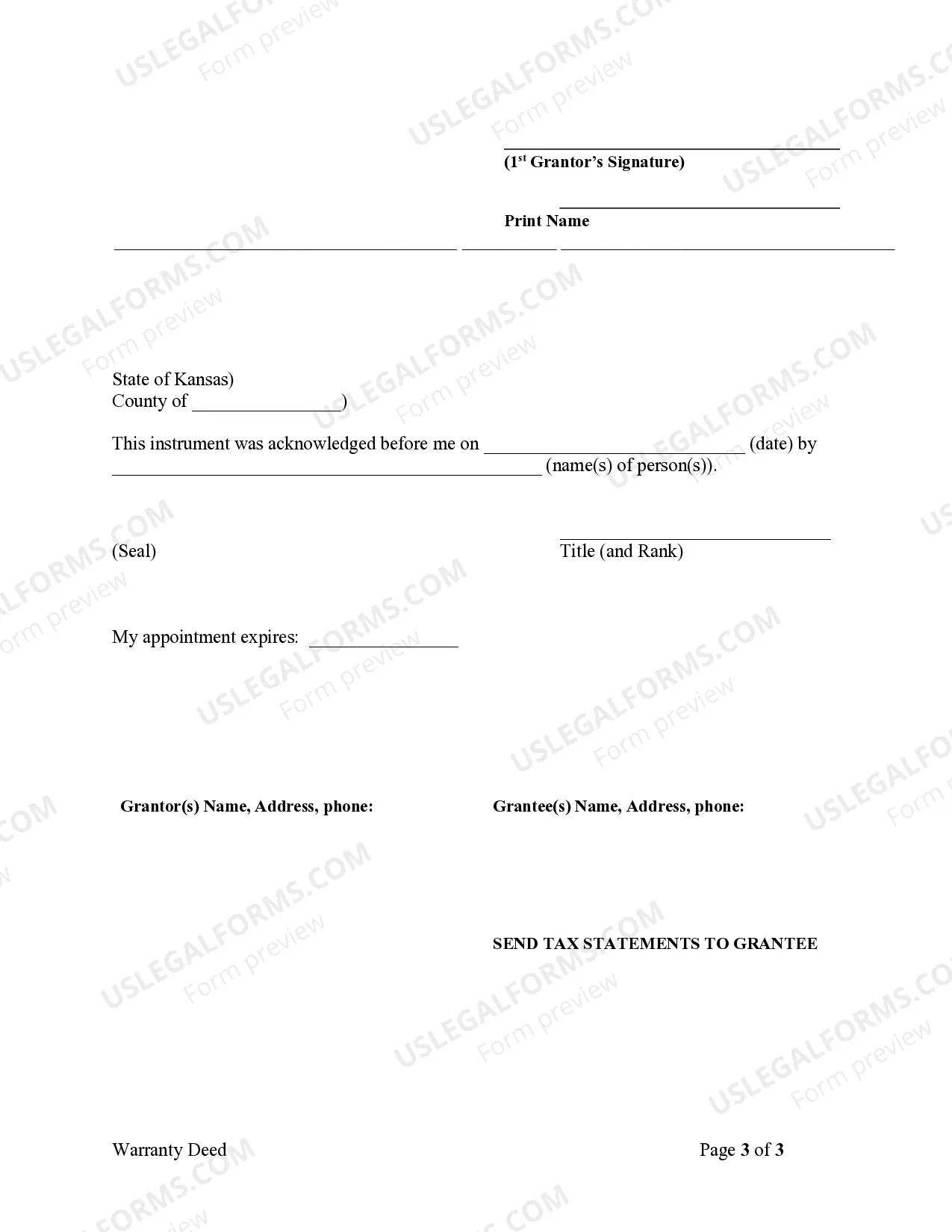 Preview Warranty Deed from Individual to LLC