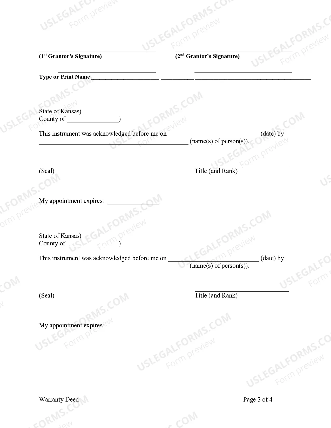 Preview Warranty Deed from Husband and Wife to Corporation