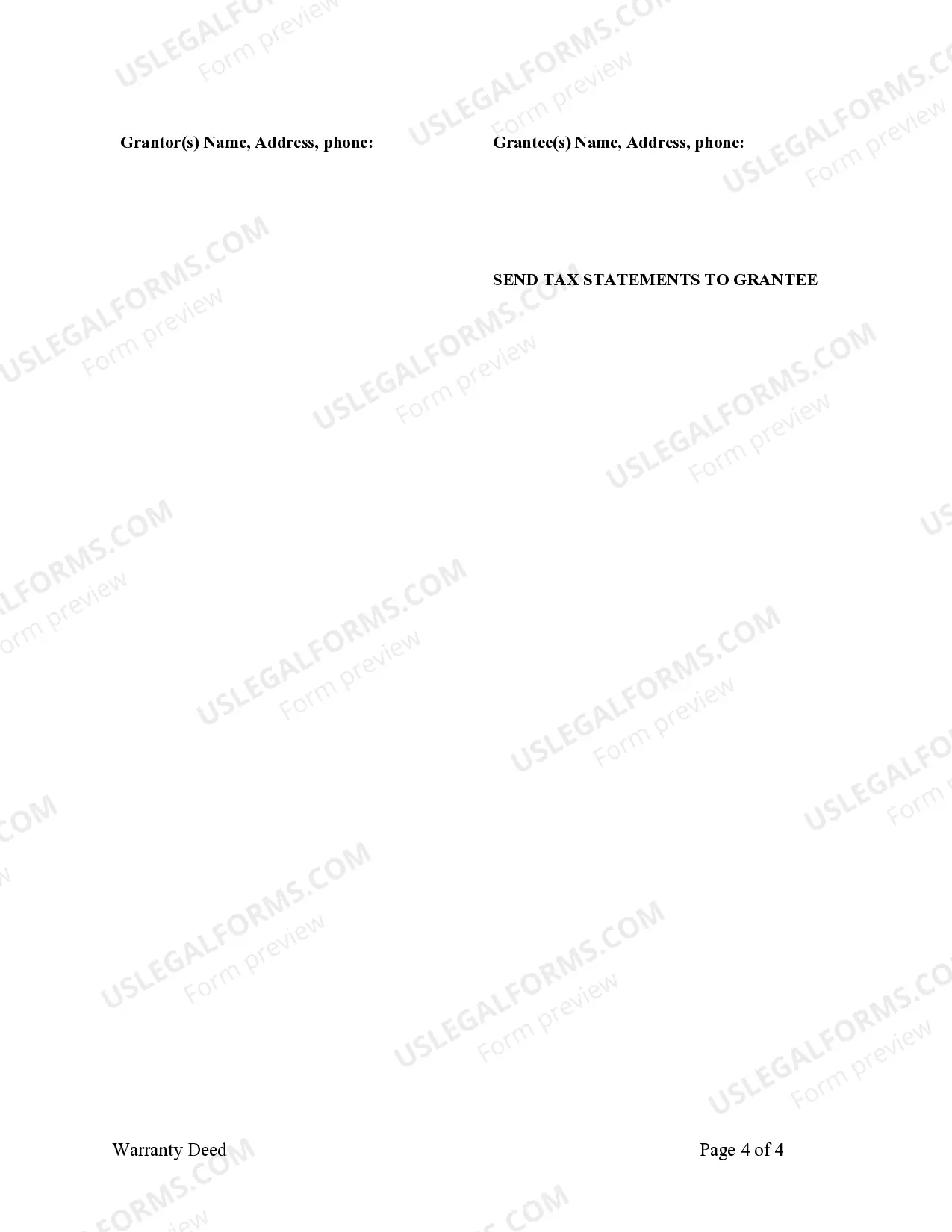 Preview Warranty Deed from Husband and Wife to Corporation