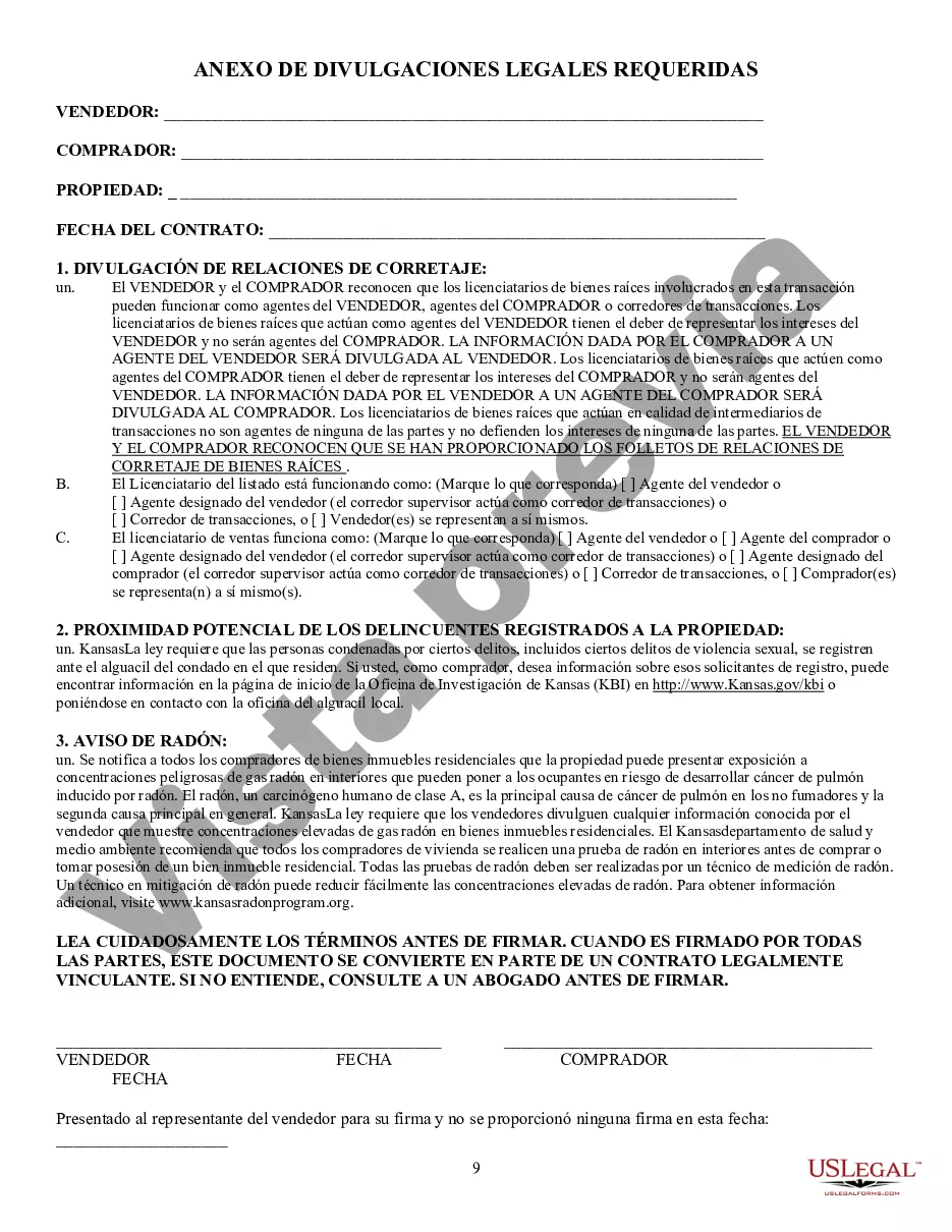 Preview Declaración de Divulgación de Ventas de Bienes Raíces Residenciales