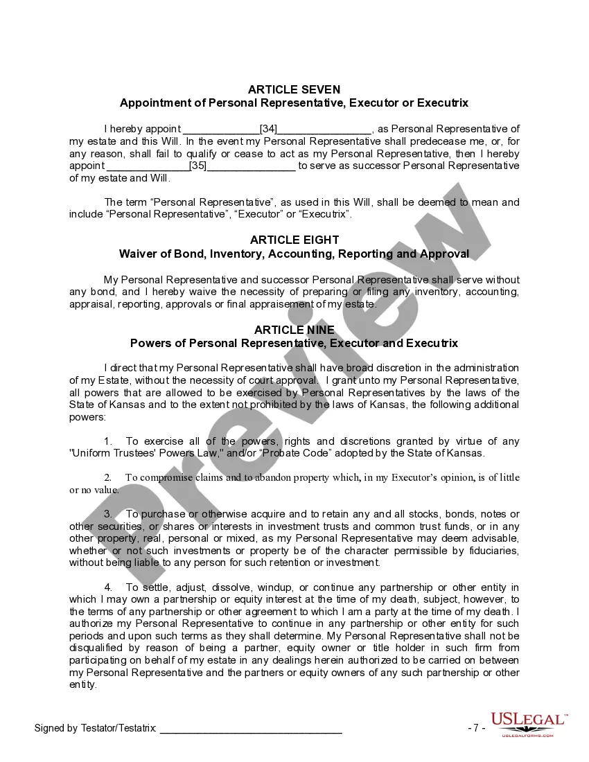 Preview Mutual Wills Package of Last Wills and Testaments for Man and Woman living together not Married with Adult Children