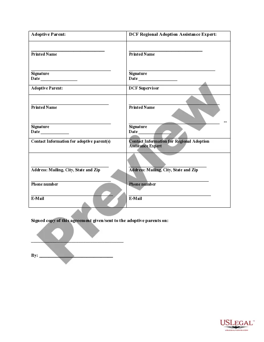 Preview Adoption Assistance Program