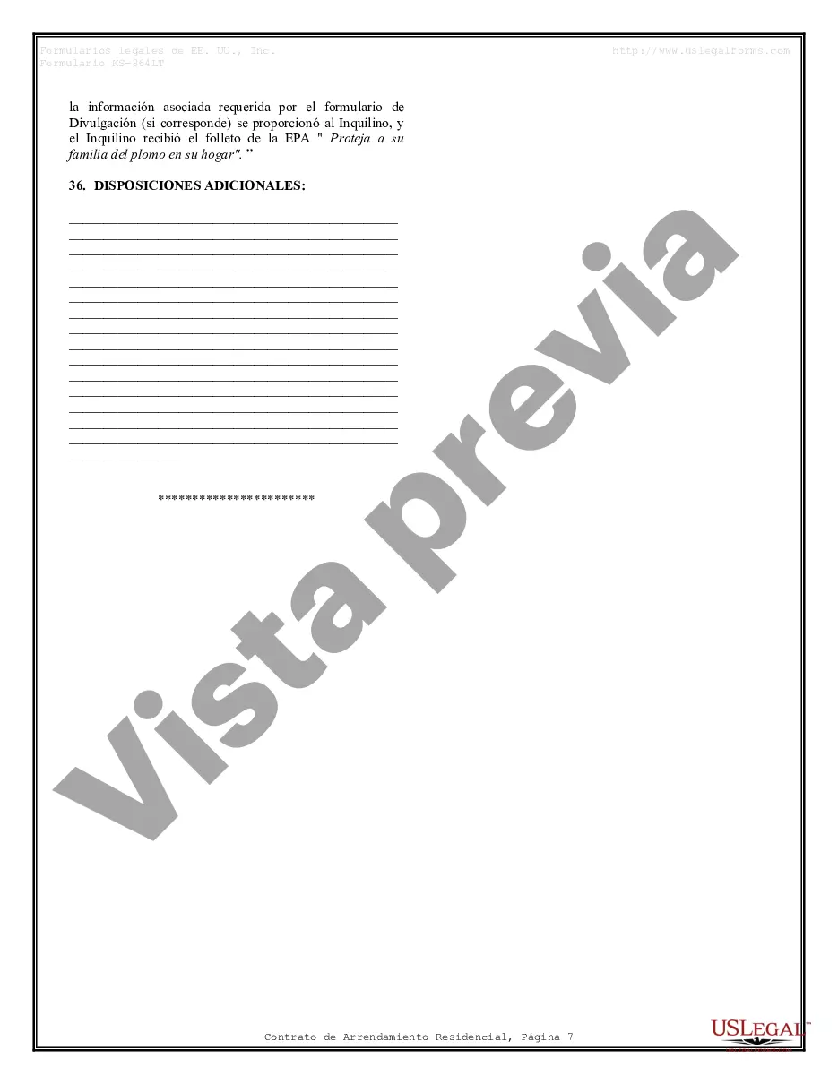 Preview Contrato de arrendamiento de alquiler residencial