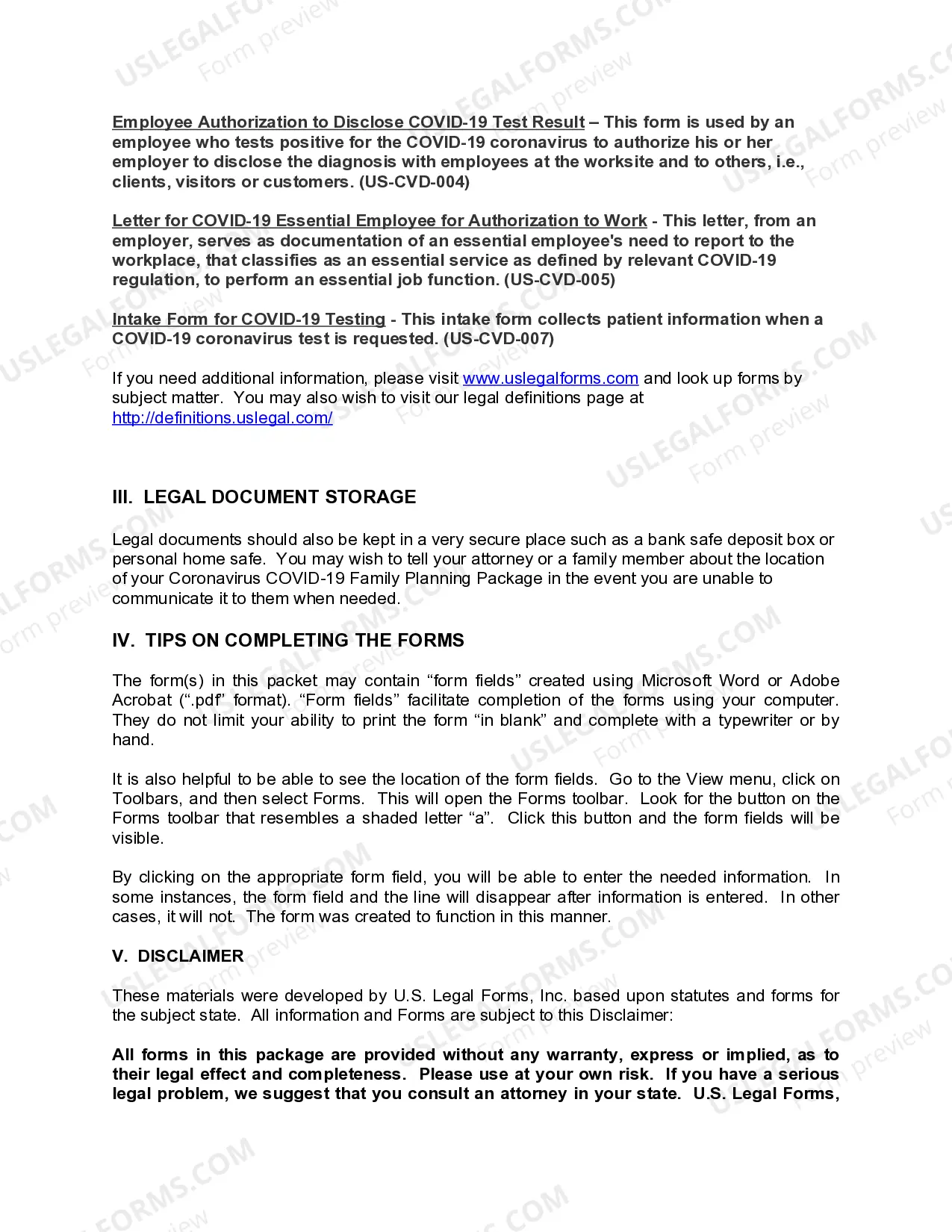 Preview Kansas Coronavirus COVID-19 Family Planning Package