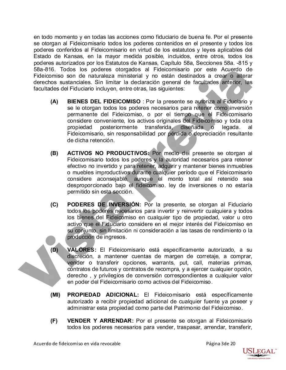 Preview Fideicomiso en vida para una persona soltera, divorciada o viuda (o viuda) con hijos