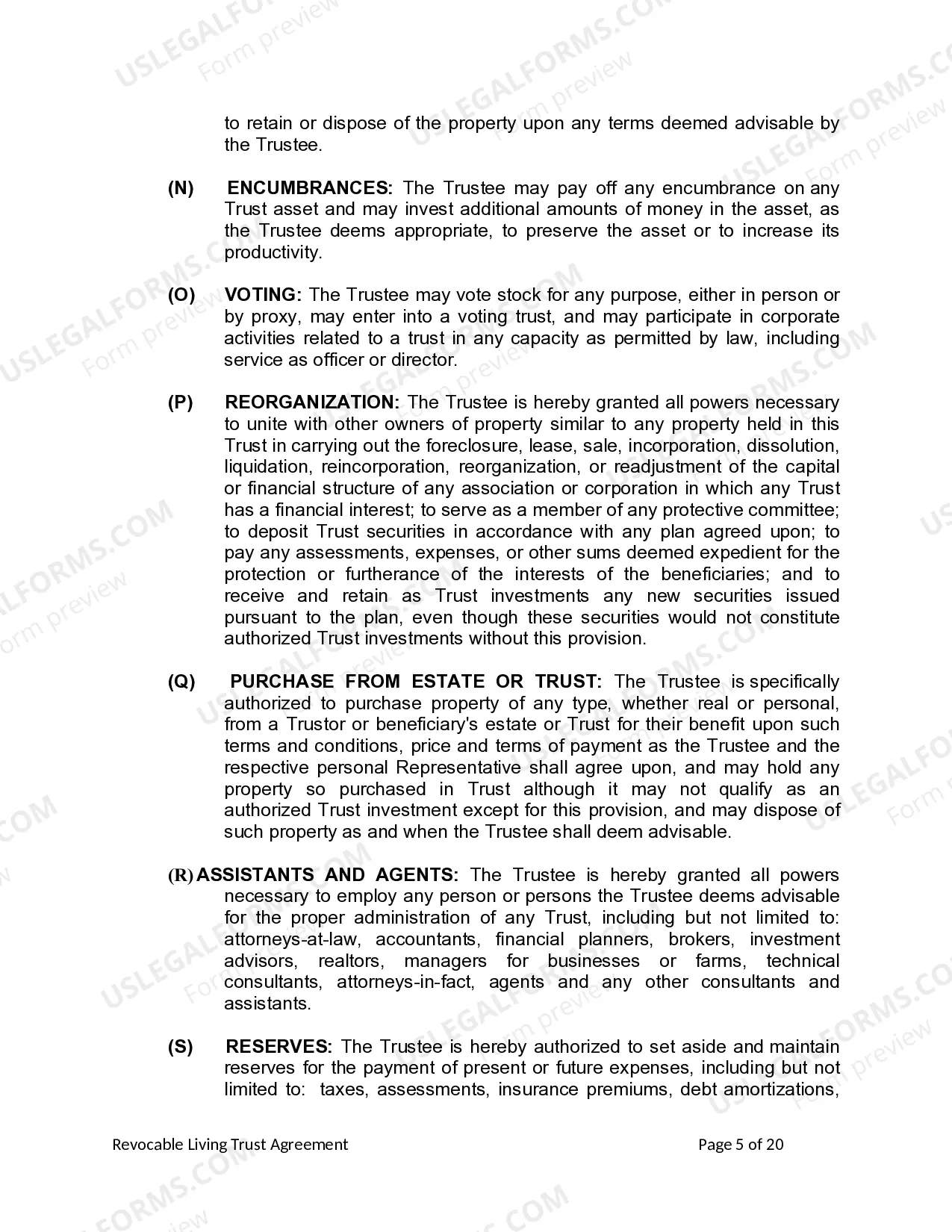 Preview Living Trust for individual, Who is Single, Divorced or Widow (or Widower) with Children