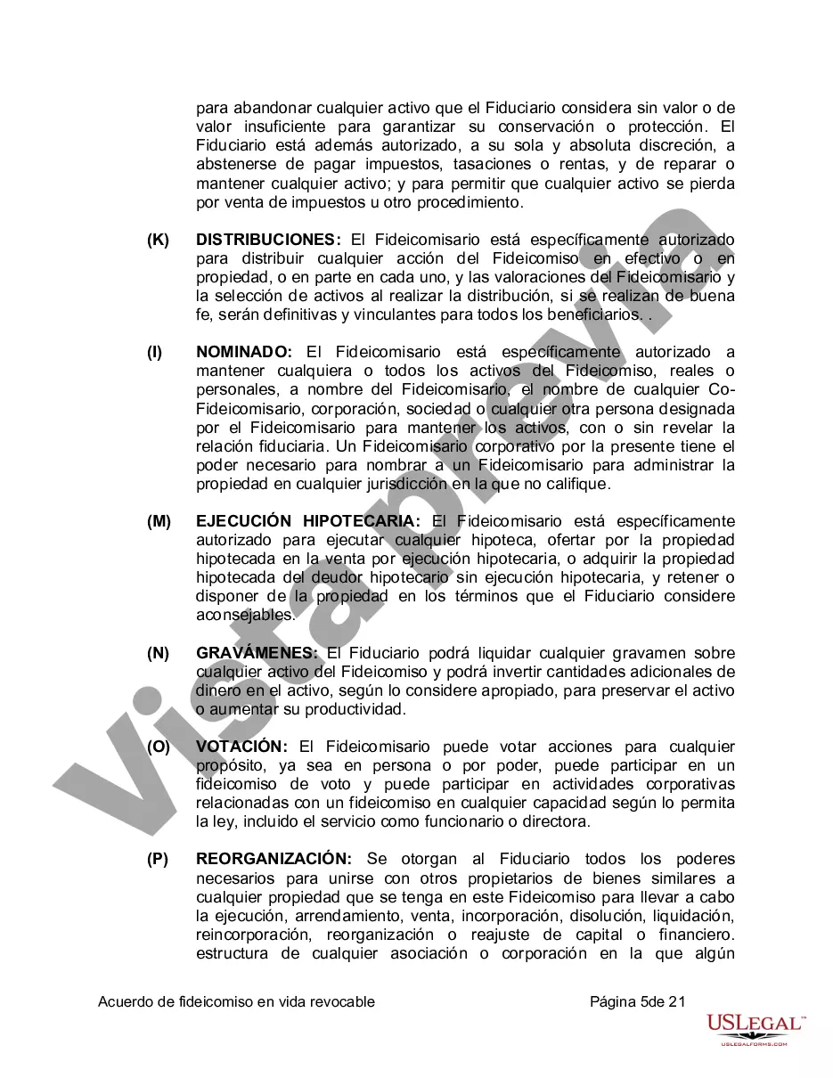 Preview Fideicomiso en vida para esposo y esposa con un hijo