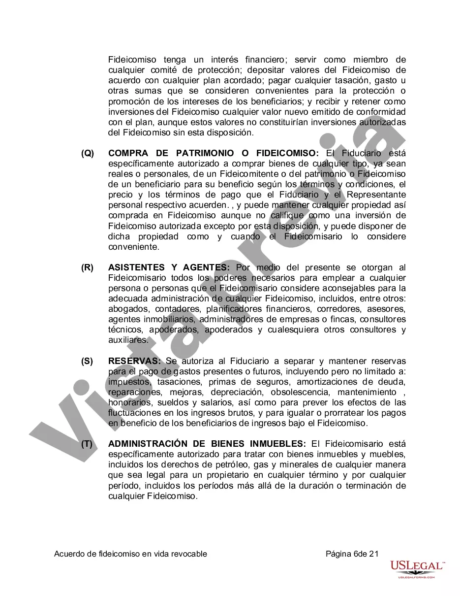 Preview Fideicomiso en vida para esposo y esposa con un hijo