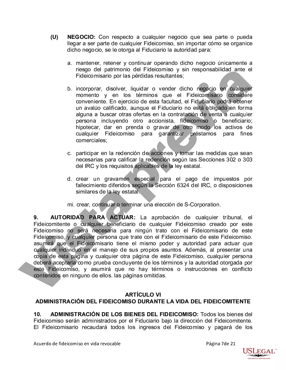 Preview Fideicomiso en vida para esposo y esposa con hijos menores o adultos