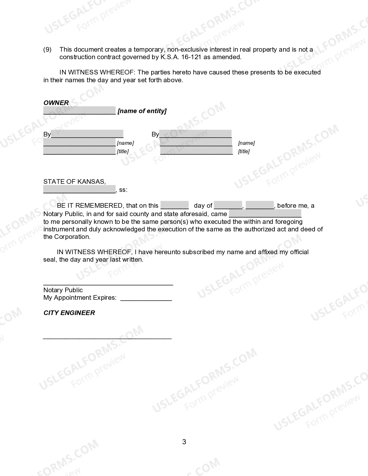 Preview Encroachment Agreement