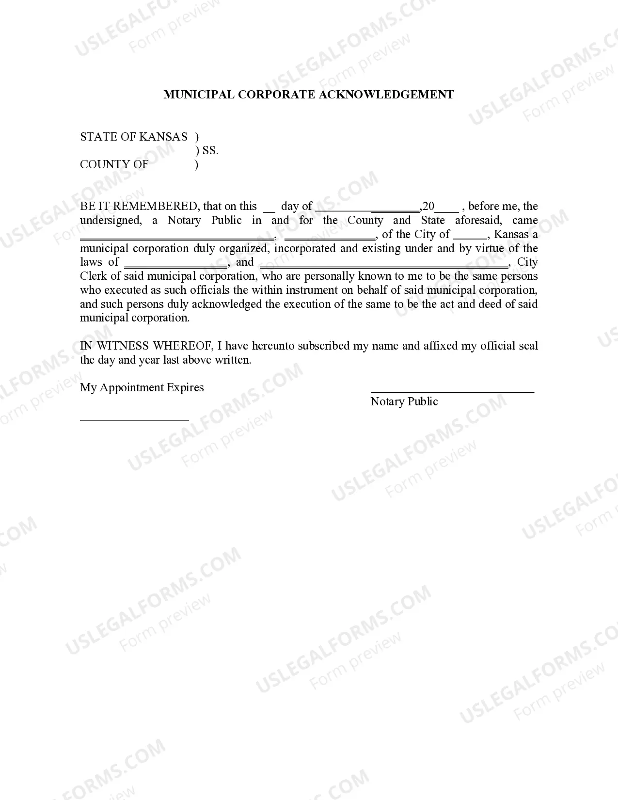 Preview Utility Easement
